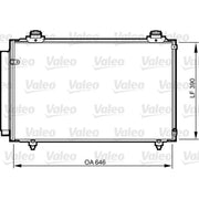 Valeo Air Conditioning Condenser 814212