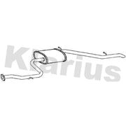 Klarius Box With Tail Pipe Rear fits Toyota Iq 2009-2015 1.0 1.33