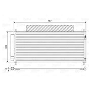 Valeo Air Conditioning Condenser 814411