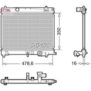 Denso Engine Radiator DRM50137