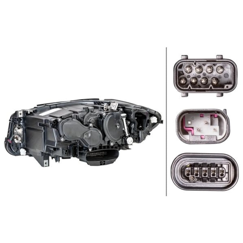 Hella Headlight Headlamp LED Right fits BMW 5 2010-2017