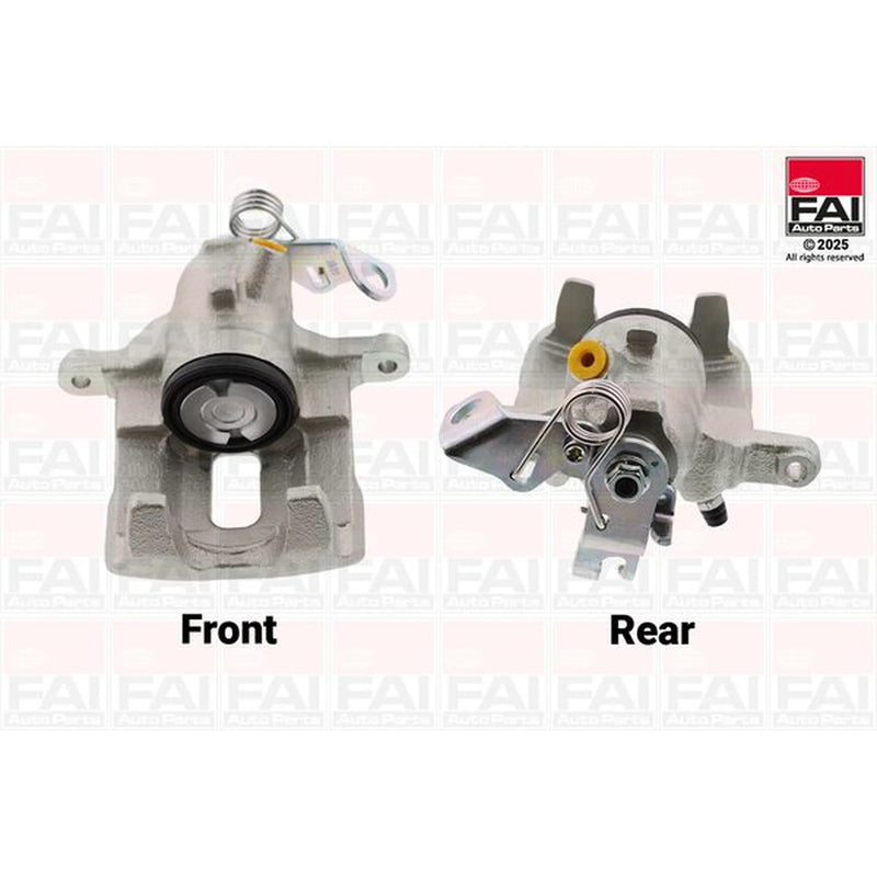 FAI Brake Caliper Assembly Rear Right fits Opel Vivaro A 2001-2014 1.9 2.0 2.5