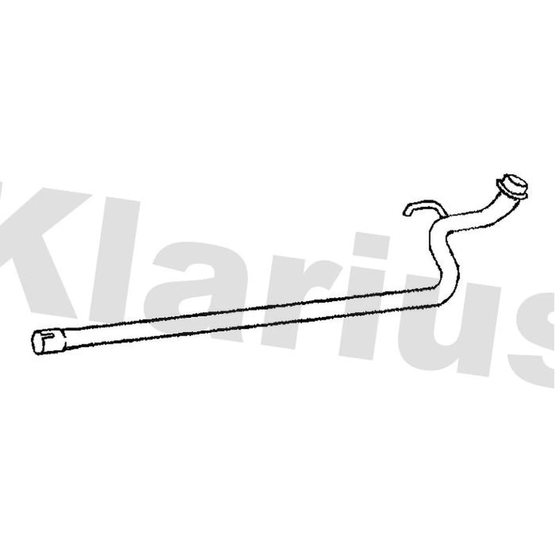 Klarius Exhaust Pipe OD fits Toyota Yaris/Vitz 2005-2012 1.4