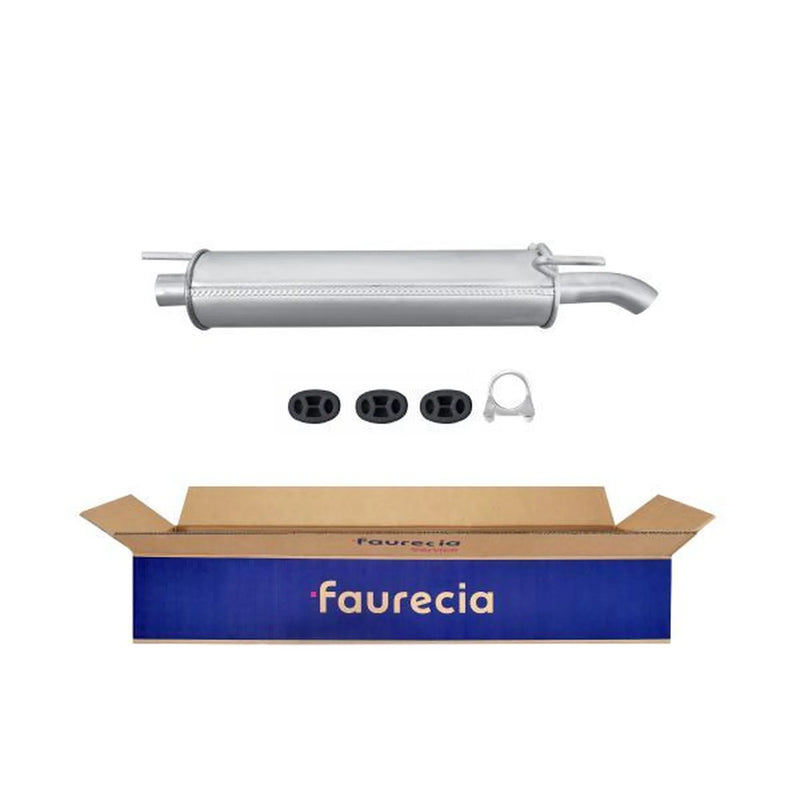 Hella End Silencer Rear fits Opel Astra F 1991-2001 1.4 1.6 1.7