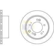 NAPA 2 x Vented Brake Discs fits Kia Sorento I 2006-2011 2.5 3.3