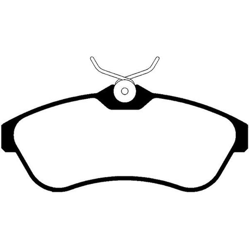 Abtex Front Brake Pad Set fits Citroën C2 2003-2010 1.4 1.6