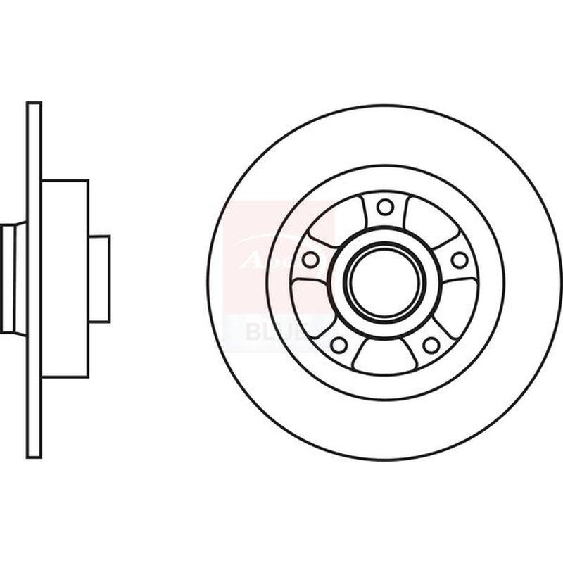 Apec Front & Rear Brake Discs & Pads fits Renault Scénic III 2013-2016