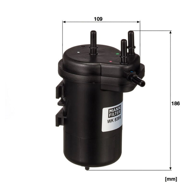 MANN-FILTER Full Service Kit with Air, Oil, Fuel & Cabin Filter fits Nissan Juke