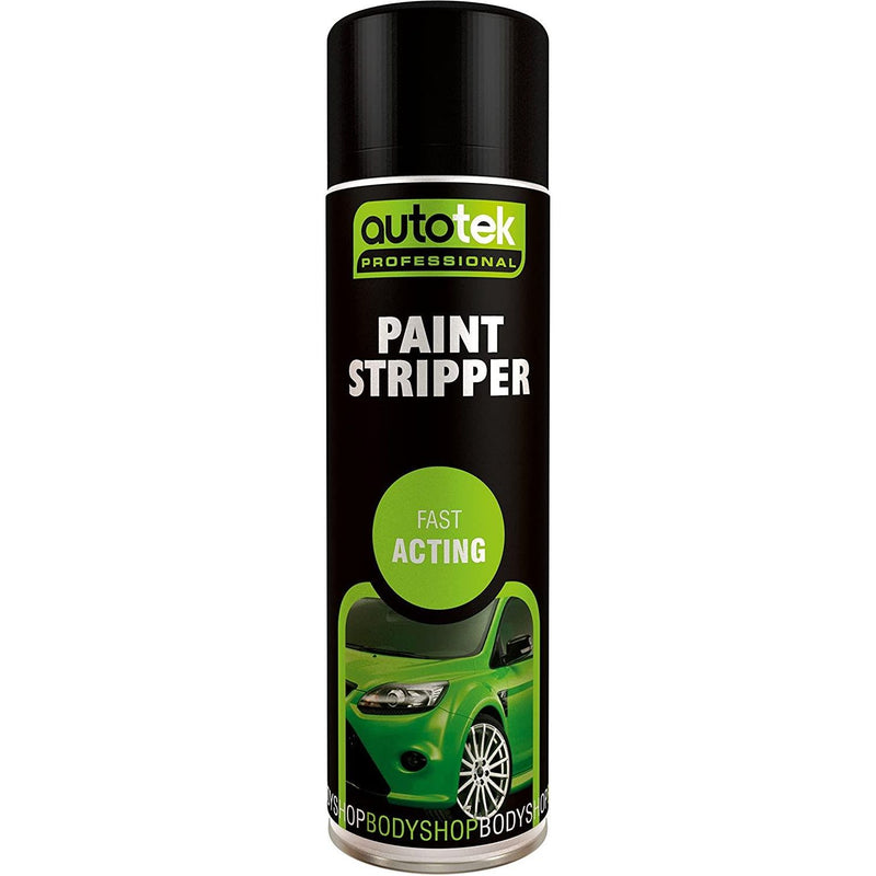 2x Paint Stripper Autotek Aerosol Paint Remover 500Ml Bodyshop Car Autotek  - Dynamic Drive