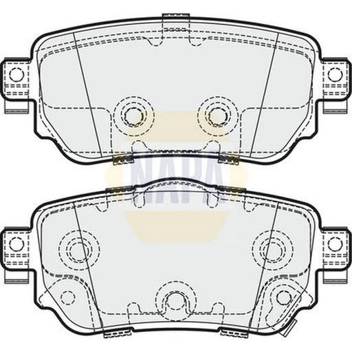 NAPA Rear Brake Pad Set fits Nissan Leaf 2017 on