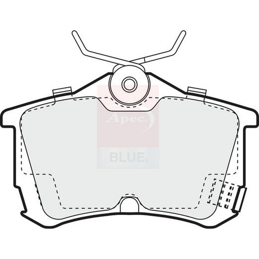 Apec Rear Brake Pad Set fits Honda Accord 1999-2002 1.8 2.0 2.3