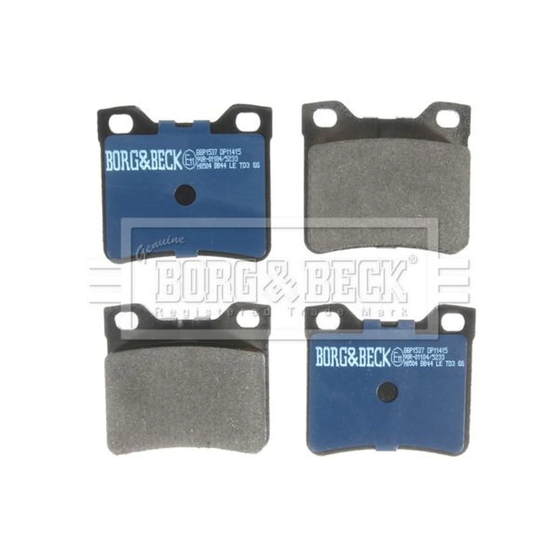 Borg & Beck Front & Rear Brake Discs & Pads fits Peugeot 406 1995-2004