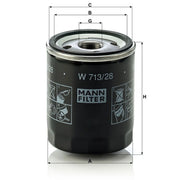 MANN-FILTER Service Kit with Air & Oil Filters fits Rover Mini 1991-2001 1.3