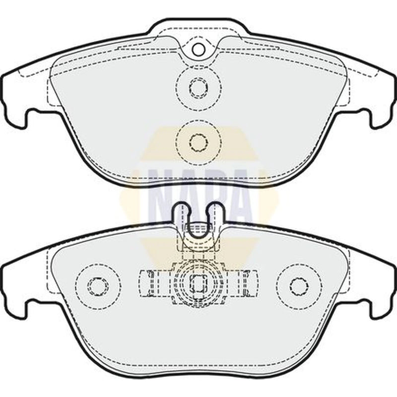 NAPA Rear Brake Pad Set NBP1206