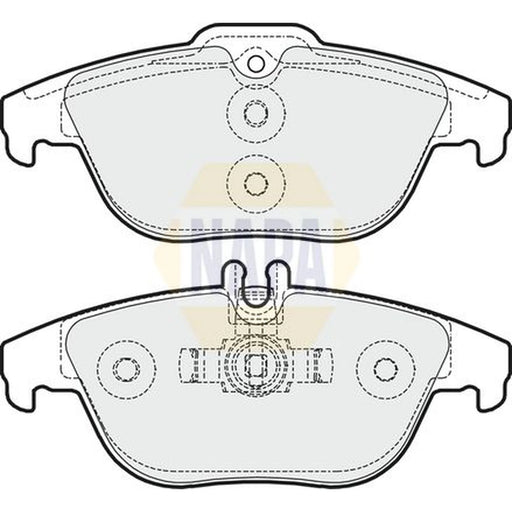 NAPA Rear Brake Pad Set NBP1206