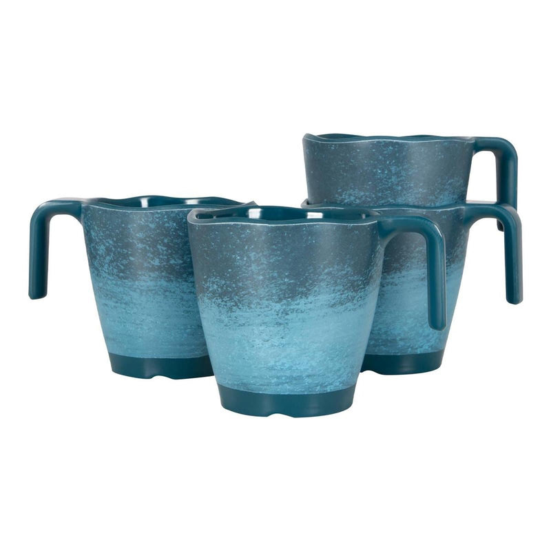 Gimex Stone Line Mug Dark Blue 300ml 4 Pieces Gimex - Dynamic Drive