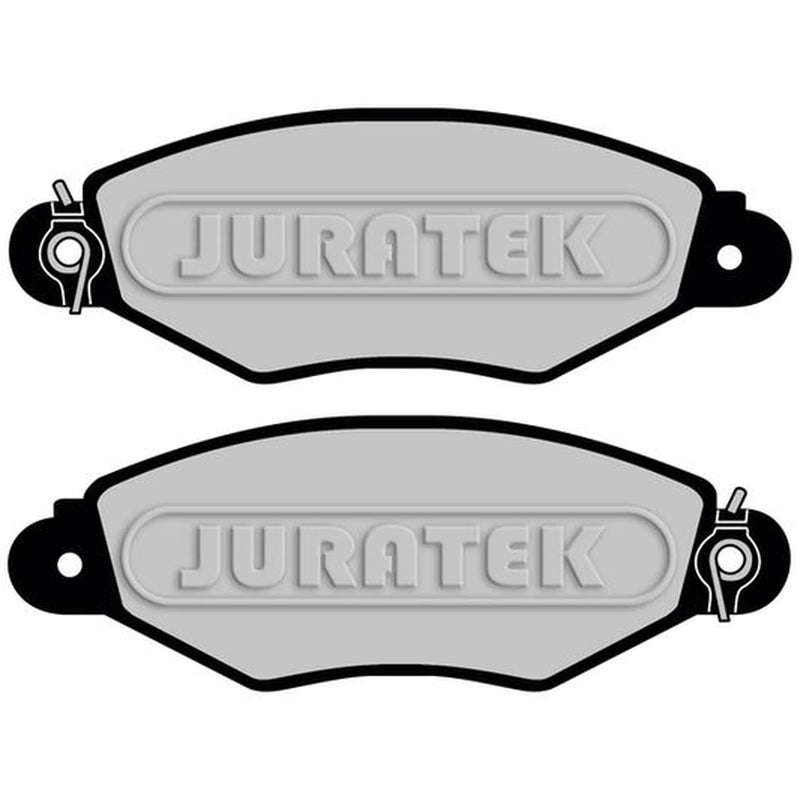 Juratek Front Brake Solid Discs & Pads fits Citroën Xsara 1997-2005 1.4 1.5