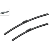 Bosch Aerotwin Wiper Blade Set 550mm + 450mm — A124S fits Dacia Bigster