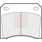 Apec Rear Brake Pad Set fits Ac Me 1979-1986