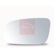 Apec Exterior Wing Mirror Glass Left fits Audi A3 1996-2003 1.6 1.8 1.9