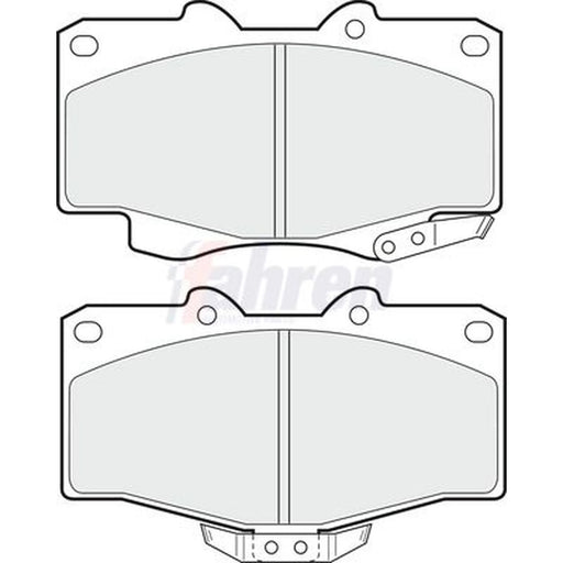 Fahren Front Brake Pad Set FBP3429