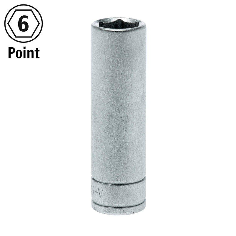Teng Tools 1/4" Deep Socket 6 pt AF 3/16" Teng Tools - Dynamic Drive
