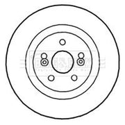 Borg & Beck Front & Rear Brake Discs & Pads fits Renault Megane II 2004-2009 2.0