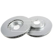 Borg & Beck 2 x Vented Brake Discs fits Honda Accord VIII 2008-2015 2.0 2.2