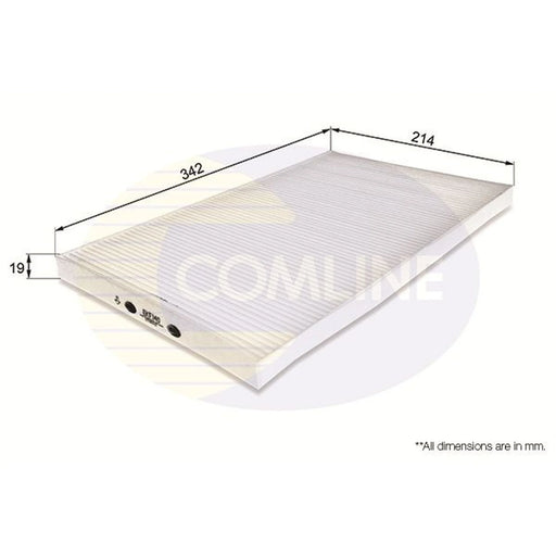 Comline Cabin Air Filter (Pollen Filter) EKF140