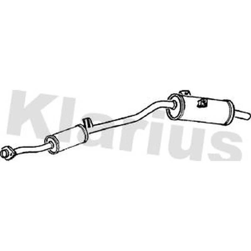Klarius Box With Tail Pipe Rear fits Suzuki Super Carry Bus 1985-1999 1.0