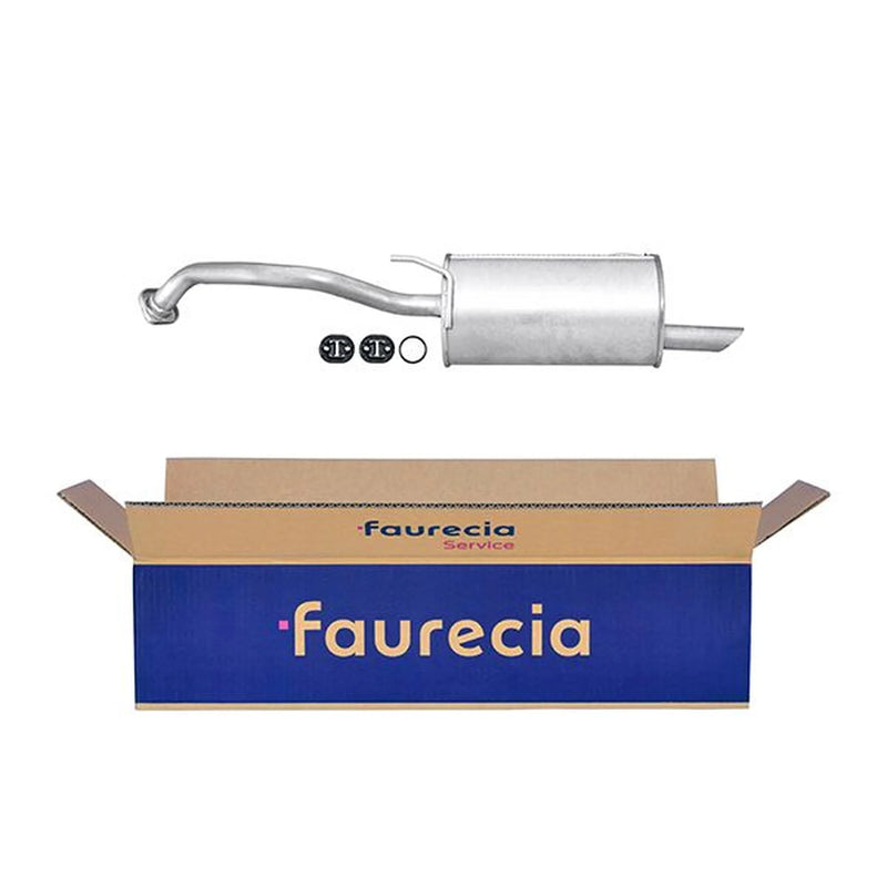 Hella End Silencer Rear fits Nissan Micra IV 2010-2015 1.2