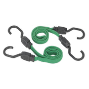 Sealey Flat Bungee Cord Set 2pc 610mm BCS16 Sealey - Dynamic Drive