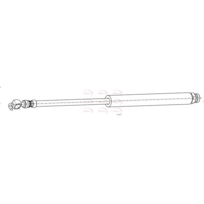 Apec Brake Hydraulic Hose Line Rear fits Mazda CX-5 2011-2024 2.0 2.2 2.5