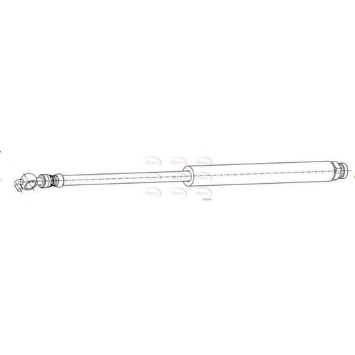 Apec Brake Hydraulic Hose Line Rear fits Mazda CX-5 2011-2024 2.0 2.2 2.5