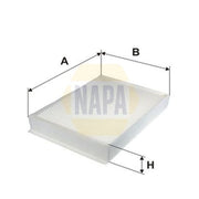 NAPA Cabin Air Filter (Pollen Filter) Engine Compartm fits Mercedes-Benz C-Class