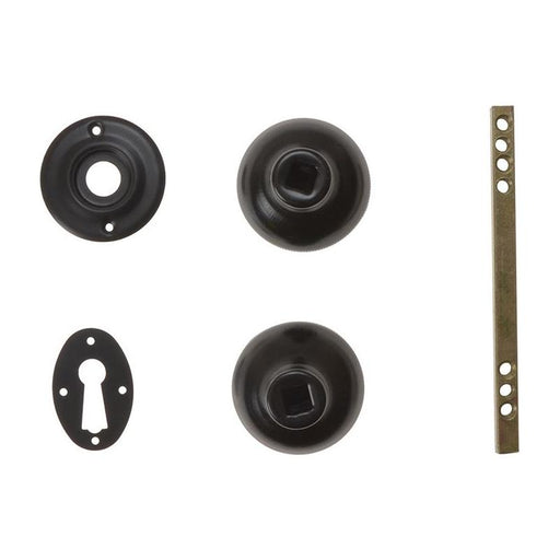 Yale Locks P405 Rim Knob Black Finish Yale Locks - NN4 Online