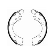 Mintex Brake Shoe Set Axle Kit fits Honda Civic Shuttle 1988-1995 1.4 1.5 1.6