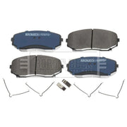 Borg & Beck Front Brake Vented Discs & Pads fits Mitsubishi Triton 2019 on 2.2