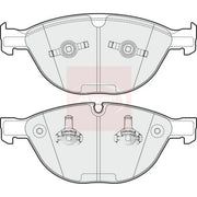 Apec Front Brake Pad Set fits BMW 5 2004-2010