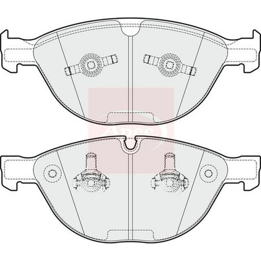 Apec Front Brake Pad Set fits BMW 5 2004-2010