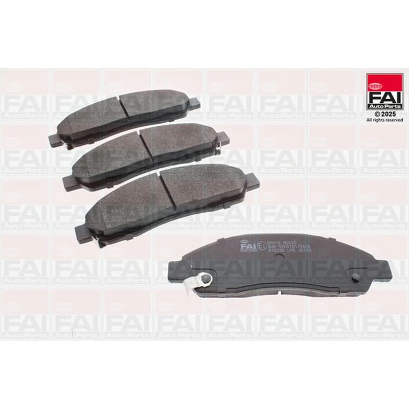 FAI Front Brake Pad Set fits Great Wall Steed 2012-2013 2.0