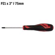 Teng Tools PZ Screwdriver PZ1 x 75mm M Teng Tools - Dynamic Drive