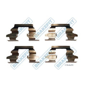 Apec Brake Pad Accessory Fitting Kit Rear BKT1164
