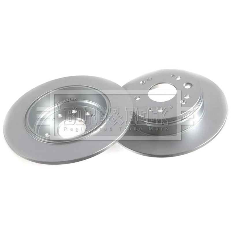 Borg & Beck 2 x Solid Brake Discs fits Honda Cr-V 2001-2007 2.0