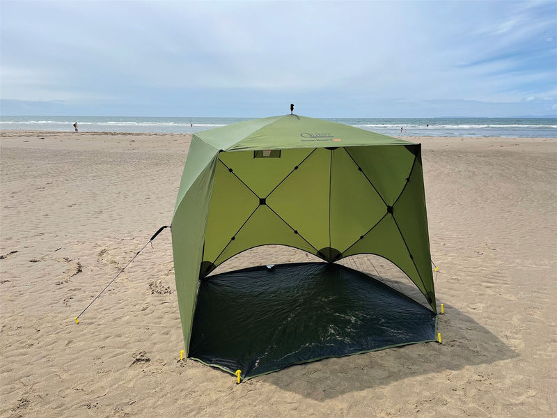 Quest Screen House 4 Mini pop up Gazebo Green Quest - Dynamic Drive