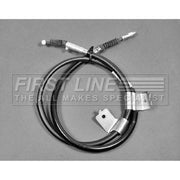 First Line Handbrake Cable Left Rear fits Nissan Sunny 1990-1995 1.6 2.0