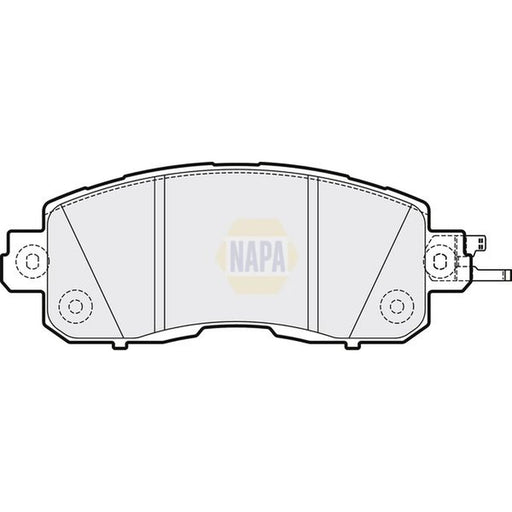 NAPA Front Brake Pad Set NBP1893