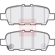 Apec Rear Brake Pad Set PAD2165