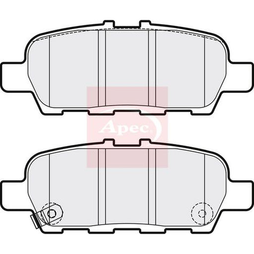 Apec Front & Rear Pads fits Suzuki Grand Vitara II 2005-2015 1.9 2.0 2.4