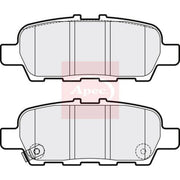 Apec Front & Rear Brake Discs & Pads fits Nissan Juke 2010-2019 1.6